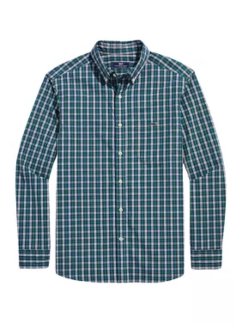 Vineyard Vine Plaid Button Down Shirt